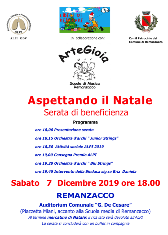 Festa Natale ALPI 2019 - locandina