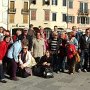 Foto di gruppo in piazza San Giacomo - skupinska slika na trgu San Giacomo (Sv. Jakob)