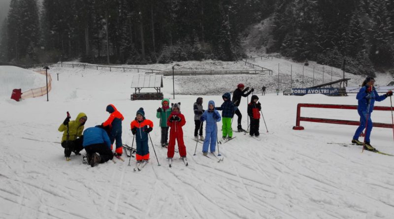 Il gruppo dei piccoli a Piani di Luzza