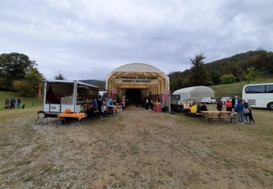 Lo spiazzo dedicato alle associazioni e ai produttori locali
