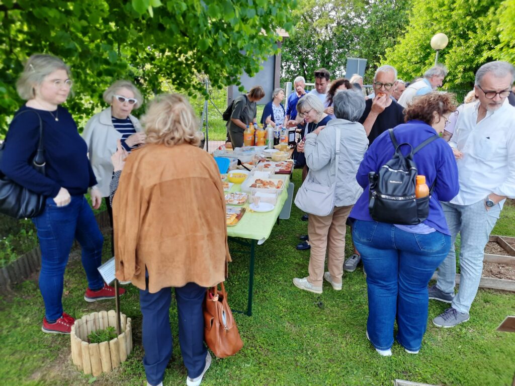 05 - Il buffet preparato dalle volontarie ALPI con le piante alimentari