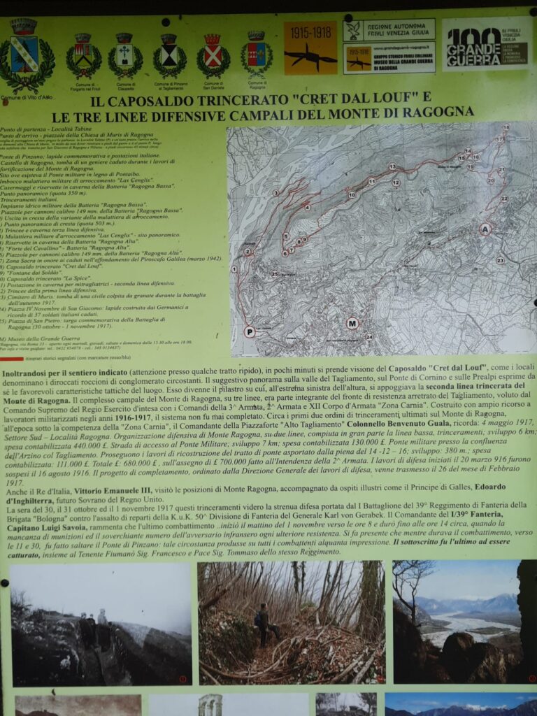 4 - Uno dei cartelli esplicativi durante il percorso