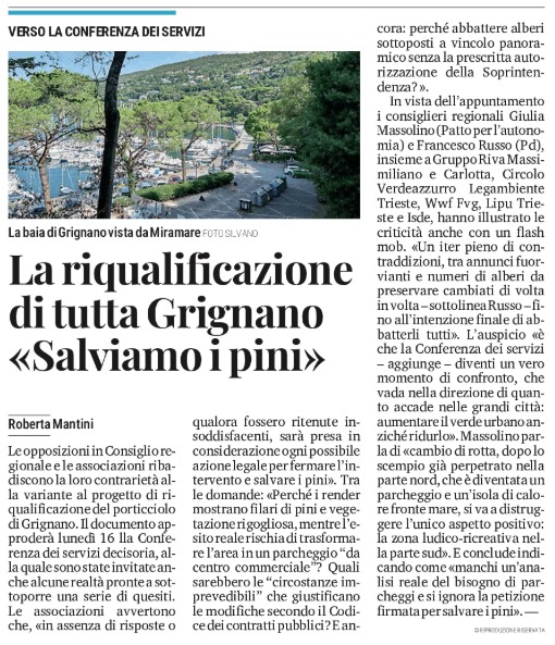 L'articolo sulla stampa italiana