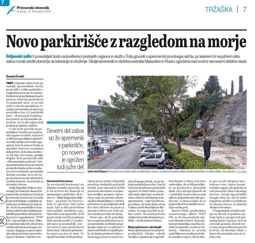 L'articolo sulla stampa slovena