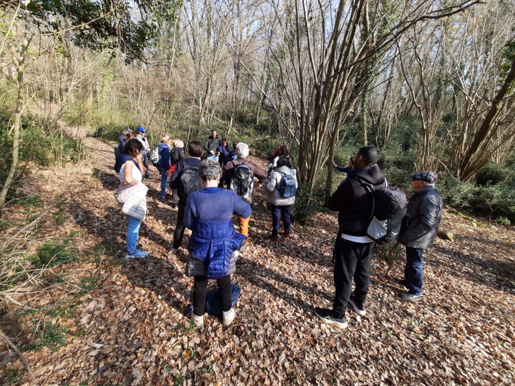 I partecipanti all'escursione