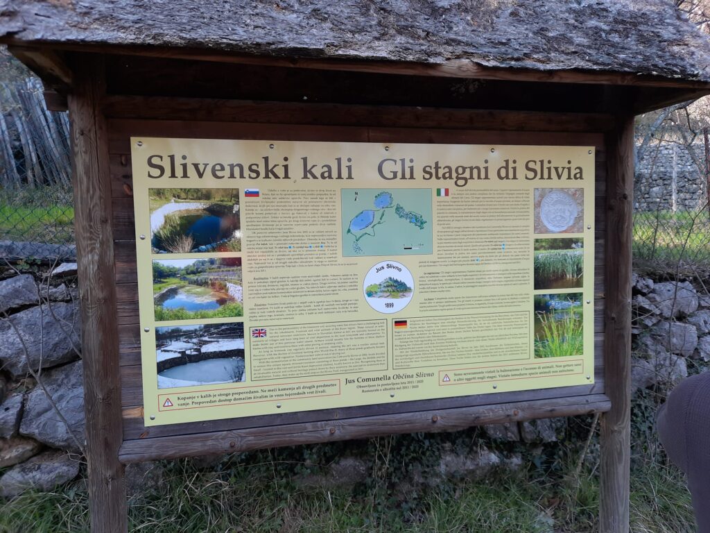 Gli stagni ddi Slivia, utilizzati per secoli sia per la popolazione, sia per gli animali